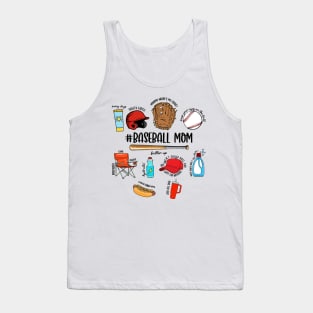 Baseball Mom Game Day Tank Top